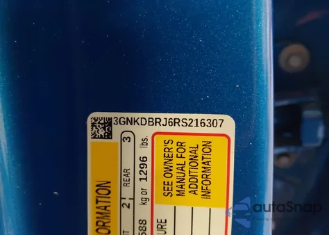 2024 Chevrolet Blazer Ev Eawd 2Lt z USA, uszkodzony, nr VIN 3GNKDBRJ6RS216307